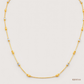 SJJGC155 | Contemporary Sleek Lariat Gold Bead Chain