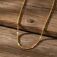 SJJGC156 | Radiant Rhythm Textured Gold Chain