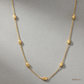 SJJGC156 | Radiant Rhythm Textured Gold Chain