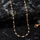 SJJGC158 | Mesmerising Abstract Filigree Pearl Gold Chain