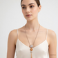 SJJGC159 | Minimalist Geometric Cylinder Gold Chain