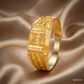 SJJGR110 | Opulent Geometric Designer Gold Ring with Modern Artistic Touch