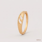SJJGR123 | Sculpted Frame Artistic Gold Finger Ring with Premium Craftsmanship