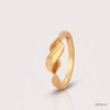 SJJGR140 | Twisted Flow Designer Gold Ring with Contemporary Luxury Finish