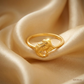 SJJGR142 | Majestic Trunk Bold Designer Gold Ring Inspired by Nature