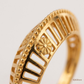 SJJGR150 | Radiant Arc Contemporary Gold Ring with Premium Designer Look