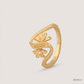 SJJGR153 | Floral Vine Elegant Gold Ring Inspired by Nature’s Beauty
